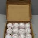Unmarked Adult Baseballs, Standard Practice Baseball Size 9 Inch, Blank Baseballs Tball Balls for High School League Training, Pitching, Throwing and Autograph (2Pack, 4 Pack, 12 Pack)