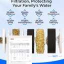 Waterdrop TSA 8 Layer Under Sink Water Filter System, Under Sink Water Filtration System, Reduces PFAS, PFOA/PFOS, Fluoride, Chlorine, Bad Taste & Odor, NSF/ANSI 42 Certified, Direct Connect to Faucet