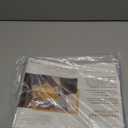 Zipcase 4 Pack Stain, Water and Kitty Scratch Resistant Clear Dining Chair Covers/ Slipcovers Chair Protector Waterproof PVC Material, 17”D x 18”W x 4”H with Adjustable Belt Strap, Set of 4