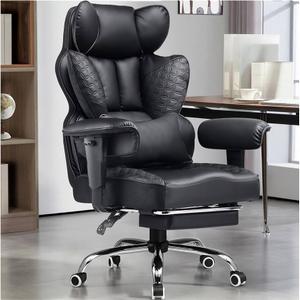 GTPLAYER Big and Tall Gaming Chair 400lbs Heavy Duty Office Chair with Footrest, High Back Pocket Spring Lumbar Support, Ergonomic Wide Comfy Seated Cushion for Lower Back Pain Relief, Earth-Black