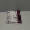 jinchan Floral Linen Tier Curtains 24 Inch Farmhouse Cafe Curtains Rod Pocket Country Flower Drapes for Small Windows for Kitchen Laundry Room Bathroom RV 2 Panels Light Filtering Black (Jacobean | Black on Beige)