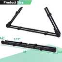 Roof Bike Rack Mount Upright Rooftop Bike Rack with Two Arms 1 Bike Carrier Car Roof Bicycle for Car SUV Only Suitable for Removable Crossbars