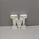 MUMUXI Marquee Light Up Letters | Large Light Up Numbers | Battery Powered and Bright with Every Letter of The Alphabet | for Wedding, Birthday, Party, Celebration, Christmas or Home Decoration (M)