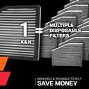 K&N Cabin Air Filter: Premium, Washable, Clean Airflow to your Cabin Air Filter Replacement: Designed for Select 2010-2012 FORD/LINCOLN/MERCURY (Fusion, Fusion Hybrid, MKZ, Milan, Milan Hybrid) VF2041