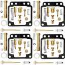 4-Pack Carburetor Carb Repair Rebuild Kits Replacement for Yamaha Maxim 650 XJ650 Maxim 700 XJ700 Maxim 750 XJ750 Maxim 650 XJ650L Maxim 750 XJ750M XJ650R XJ750R