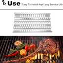 18 Grill Heat Plates Shield Grill Burners Radiant Tray for DCS Grills 27DBQR, DCS 36 BGB36-BQARL, 48 BGB48-BQARL, 30 BGB30-BQR-L, Dynamic Cooking Systems Gas Grill Replacement Parts