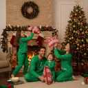 Radmire Matching Christmas Pajamas for Family Couples, XMAS Holiday PJs Sleepwear Set Long Sleeves and Pants