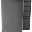 AG Wallets Leather Wallet for Men & Women - Secure RFID Wallet with Space for 20 Credit Cards, 1 ID & Cash - Cowhide Leather Wallet - Slim Bifold Wallet - Long Wallet for Casual or Office - Onyx Black