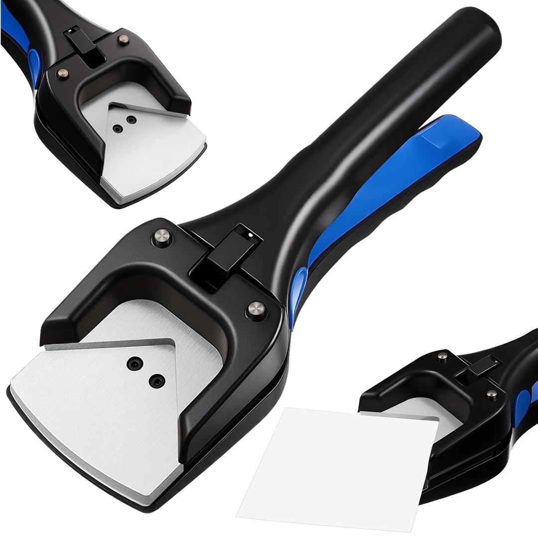 Lasnten Corner Rounder Punch, 3mm Radius (1/18") Hand Tool Cutter Applied for PVC Card Cutting, Heavy Duty Rounded Edge Circle Rounding Maker Clipper
