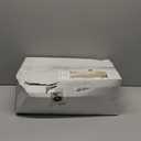 Goodluck 200PCS Black Plastic Plates, Heavy Duty Disposable Gold Plates with 100 10.25 inch Dinner Plates and 100 7.5 inch Dessert Plates for Party, Holiday, Wedding, Thanksgiving