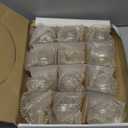 Liliful Glass Ornament for Crafts Clear Christmas Ornament Balls Fillable Clear Balls for Christmas Tree, Party Decor, Wedding, Xmas Transparent DIY Round Ball, Easy to Use to Fill(4 Sizes, 11 Pcs)