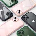 Diaclara Designed for iPhone 13 Case, Full Body Rugged with Built-in Touch Sensitive Anti-Scratch Screen Protector, Soft TPU Bumper Case for iPhone 13 6.1" (Green)