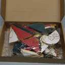 Janinka 24 Pcs Neutral Christmas Paper Honeycomb Ornaments 3D Mini Glitter Edge Honeycombs Lantern Reusable Vintage Christmas Hanging Neutral Ornaments for Modern Home Decor New Year (Dark Color)