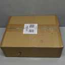 20''Tall Crystal Pendant Taper Candle Holders/Stylish Candle Stands/Candlesticks Holder/Candelabra for Home Decor, Weddings/Parties/Elegant Dining Table Centerpiece (4, Black, 5 Arm)