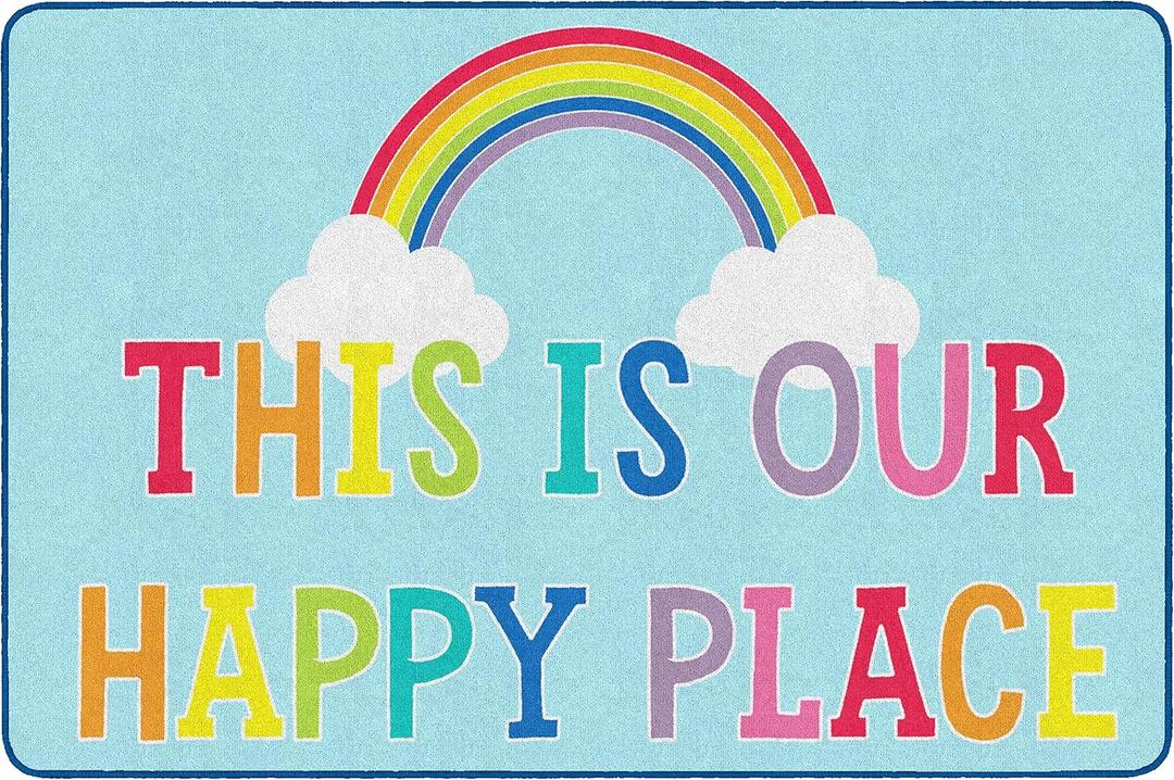 This Is Our Happy Place Area Rug, 16" x 23"
