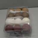 24 Pcs Neutral Matte Christmas Ball Ornaments 2.4 Inch Rustic Boho Burgundy Brown Camel Cream Xmas Bulbs Ornament Vintage Xmas Baubles Modern Christmas Decor for Tree Farmhouse Decor, 2.4 Inch, Burgundy, Brown, Camel, Cream, 24