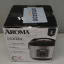 AROMA Digital Rice Cooker, 4-Cup (Uncooked) / 8-Cup (Cooked), Steamer, Grain Cooker, Multicooker, 2 Qt, Stainless Steel Exterior, ARC-914SBD