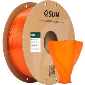 ESUN PETG Filament 1.75mm, 3D Printer Filament PETG, Dimensional Accuracy +/- 0.05mm, 1KG Spool (2.2 LBS) 3D Printing Filament for 3D Printers, Orange