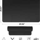 YUHFERA Stove Top Cover for Electric Stove - Silicone Stove Mat for Glass Top, Glass Cooktop Protector, XL Dish Drying Mats For Kitchen,Oven Covers for Electric Stove (Black,30 x 21)