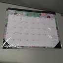 Comix 2025-2026 Floral Desk Calendar - 18 Month Desk Calendar (July 2025–Dec 2026) | 17"x12" Thick Paper with Classic Design for Office & Home (Pack of 2)