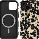 Compatible with iPhone 15/14/13 Case [8 ft Drop Tested] Compatible with MagSafe - Cute Tortoise Shell Mag Series Cases for Women Girls (iPhone 15/14/13 6.1")