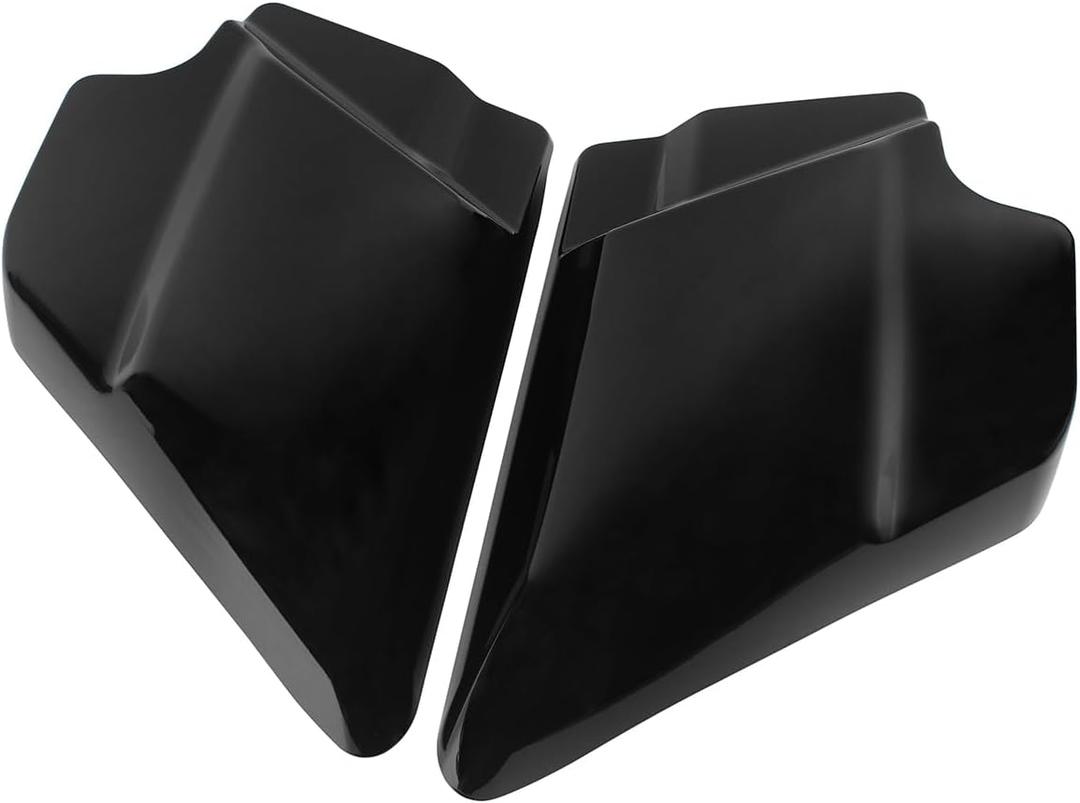 1 Pair Gloss Black Side Covers Panel Fit for Harley Touring Road King Road Glide Street Glide Electra Glide 2009-2024