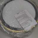 13 Inch LED Flush Mount Ceiling Light Fixture, 26W, Super Bright 1700 Lumens, 3 Color 3000K/4000K/5000K, Dimmable Ceiling Lamp for Bedroom Hallway Bathroom Kitchen Laundry (Black Gold)