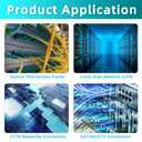 GwliUni 40Pcs SC to SC OM3 Multi-Mode Couplers, Duplex Fiber Optical Adapters Cable Connectors