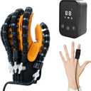 Stroke Hand Rehabilitation Robot Gloves, Strokes Therapy Equipment for Adults, Fingers Strength Training Device for Hemiplegia, Robotic Glove Rehab Stroke Patients (Left L)