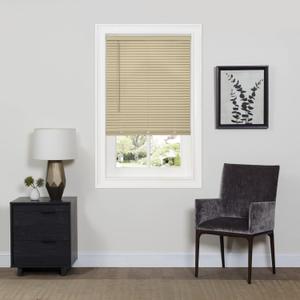 Cordless Room Darkening Mini Blind, 29 x 64 in, Latte