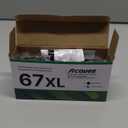 67XL Ink Cartridges for HP Ink 67 Compatible for HP 67 Ink Cartridges Black/Color Combo Pack Work with DeskJet 2827e 4227e 2855e 2842e 2755e 4155e 2755 2852e Envy 6055e 6000 6455e (1 Black, 1 Color)