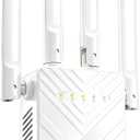 2026 WiFi Extender Signal Booster for Home, 8X Faster Long Range Internet Repeater, Covers Up to 15,888 Sq. Ft, Wireless Router Amplifier with Ethernet Port, Supports 99% Devices, 1-Tap Setup