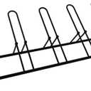 Tuohours 5 Bikes Floor Parking Rack Stand For Bicycle Garage, Heavy Duty Bike Storage Organizer Indoor/Outdoor For Mountain Mtb