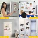 YixangDD 50 Pack Magnetic Picture Frame, 4 x 6 Inches Fridge Magnetic Photo Frames, Magnetic Photo Frames for Refrigerator, Home, School, Office (Black)
