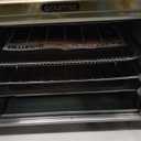 Gourmia French Door Air Fryer  25 Qt Large Capacity Convection Oven, Fryfroce 360, Digital Display with 17 Cooking Presets, Bake, Toast, Roast, Dehydrate, Fits 12 Pizza (Stainless Steel)