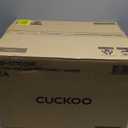 CUCKOO Twin Pressure Rice Cooker 10-Cup Uncooked / 20-Cup Cooked with Nonstick Inner Pot, Large Rice Maker & Warmer with 16 Menu Options, Open Cooking Mode, Voice Guide, Gray (CRP-ST1009FG)