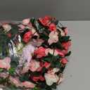 Miracliy 5Pcs 41FT Pink Flower Garland Artificial Rose Arch Vines Fake Spring Floral Garland for Flower Wall Backdrop Wedding Mothers Day Garden Tea Party Decoration