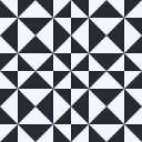 10pcs Peel and Stick Floor Tile 12x12 Black and White Geometric Self Adhesive Vinyl Flooring Stick On Tiles for Kitchen Bathroom Bedroom Living Room DIY Home Decor