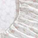 Laura Ashley - Sheet Set, Breathable Percale Cotton Bedding, 200 Thread Count, Deep Pocket, Chic Home Decor (Lynda Pink, Twin)