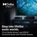 Yamaha RX500A 7.2-Channel Home Theater AV Receiver with Dolby Atmos, 4K120/8K HDMI, Wi-Fi and Streaming (Black)
