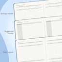 2 x &And Per Se Budget Planner, Monthly Budget Notebook with Expense Tracker, Undated Financial Planner & Bill Organizer Book - A5 Size, Hardcover (Stone Blue)