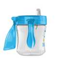 Dr. Brown's Milestones Soft Spout Sippy Cup with Handles, BPA-Free, Blue Star