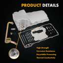 302-1 81074 LS Swap Retrofit Oil Pan Kit Compatible with GM Classic Car Muscle Car Trucks LS Gen III IV Aluminum 1955-87 Fits for LS1 LS2 LS3 LS6 LSX 4.8L 5.3L 5.7L 6.0L 6.2L Engines (Silver)