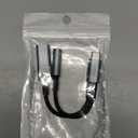 USB C to 3.5mm Headphone and Charger Adapter, 2-in-1 Type C to Aux Jack Audio Cable, PD 60W Fast Charging Dongle Splitter Cord for iPhone 17/16/15 Pro Max,Samsung S25/S24/S23,iPad Pro,Pixel (2 Port-Separate, Grey)