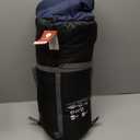 REDCAMP Flannel Sleeping Bag for Adults, Comfortable Cotton Sleeping Bags for Camping with Detachable Hood, Red/Grey/Blue/Black