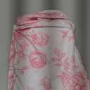 Pink and White Floral Pillow Covers 20x20 Set of 2, Vintage Chinoiserie Flower Throw Pillow Covers Outdoor Decorative Pillow Case for Couch Bed Sofa Cushion Home Decor