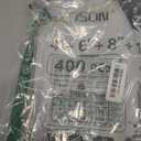 Zip Ties Assorted Sizes(4+6+8+12), 400 Pack, Black Cable Ties, UV Resistant Wire Ties by ANOSON