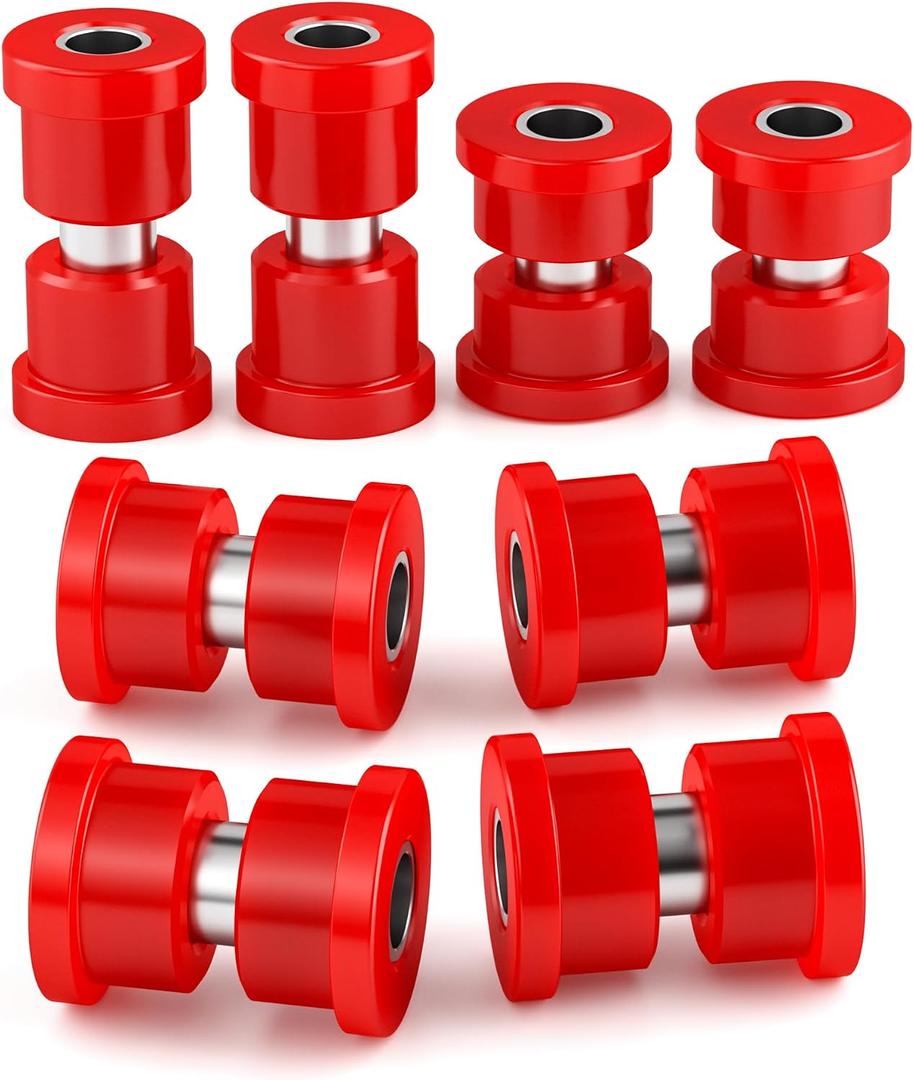 Club Car Ds Front Leaf Spring & Upper A Arm Bushing Kit, Polyurethane Suspension Bushing Kit and Sleeves for 1992-up Club Car Parts Replaces OEM 1016346 1016349 1016350 Club Car Ds Accessories Parts