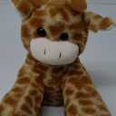 Hopearl LED Musical Stuffed Giraffe Lighting Up Singing Plush Toy Adjustable Volume Lullaby Animated Soothe Birthday Festival for Kids Toddlers Boys Girls, Orange, 11''