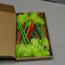 Maitys 24 Pcs Christmas Green Ballpoint Pens Bulk Green Party Favors Crooked Top Christmas Tree Pens Classroom Prizes Holiday Stationery Xmas Decorations for Students Office School Supplies